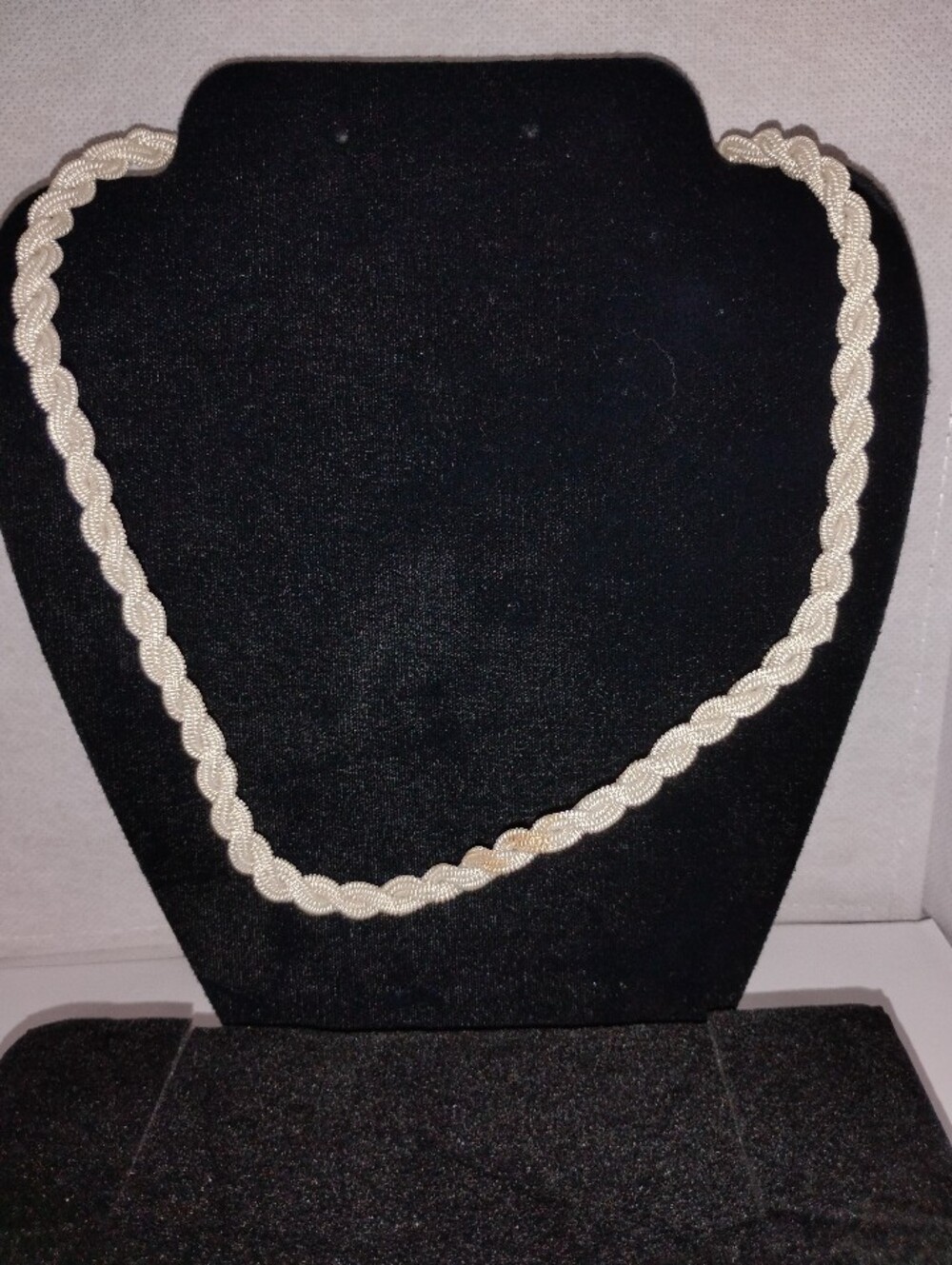 Classic White Braided Rope Necklace - Women Jewelry